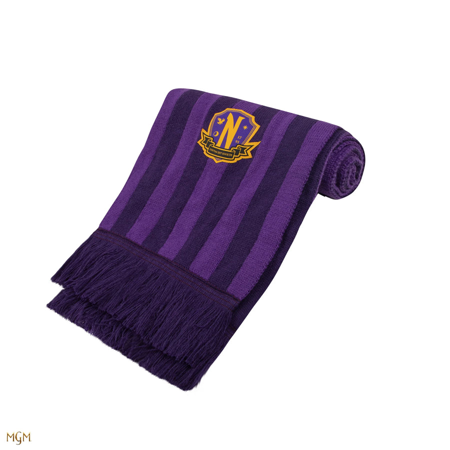 Wednesday Scarf Nevermore Academy Purple CR1071