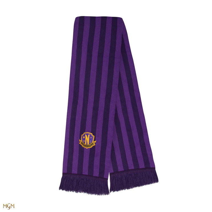 Wednesday Scarf Nevermore Academy Purple CR1071
