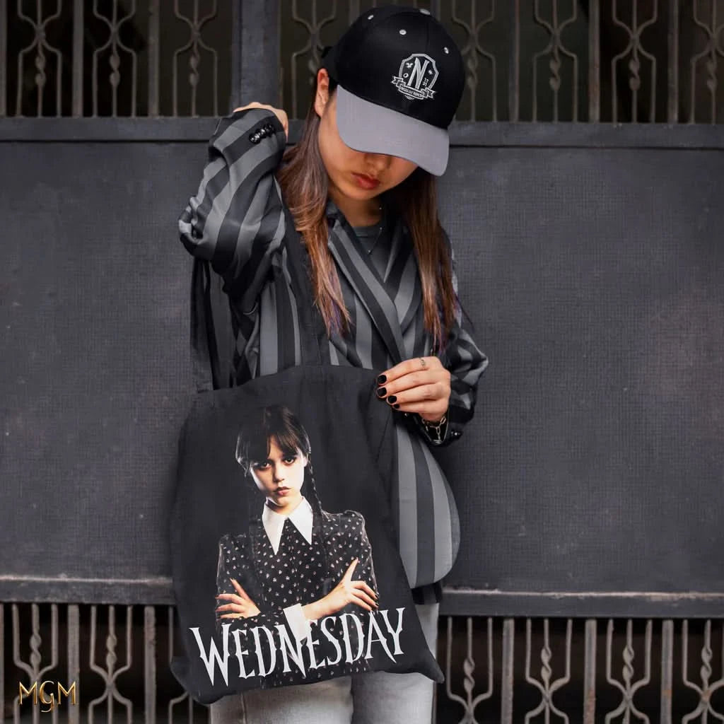 Wednesday Nevermore Academy Tote Bag CR2475