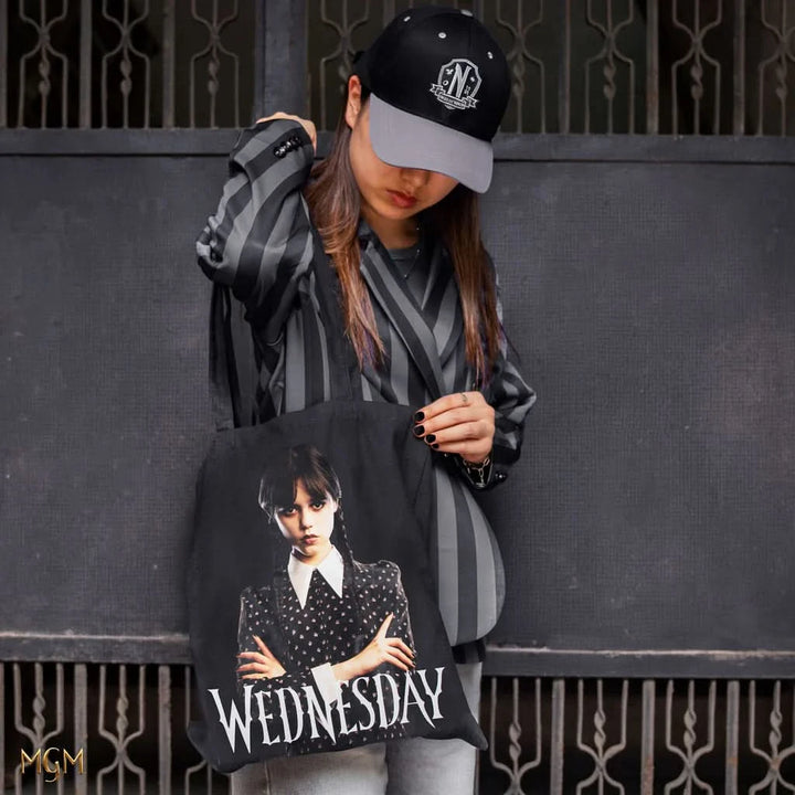 Wednesday Nevermore Academy Tote Bag CR2475