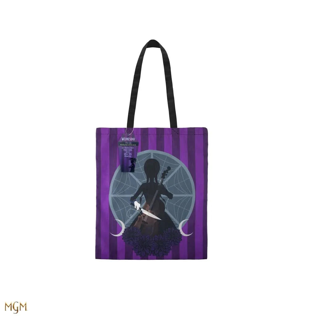 Wednesday With Cello Tote Bag CR2477