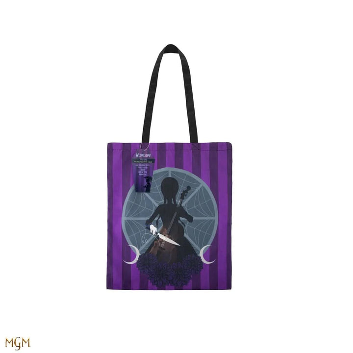 Wednesday With Cello Tote Bag CR2477