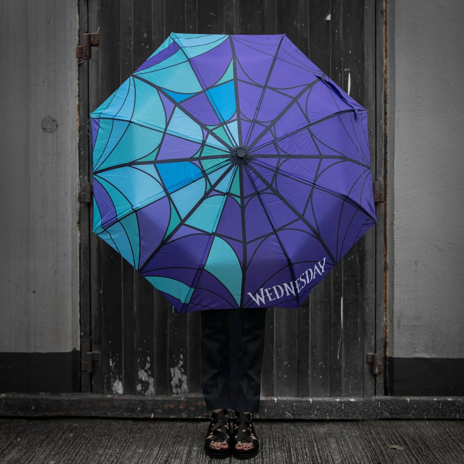 Wednesday Stained Glass Umbrella CR2072