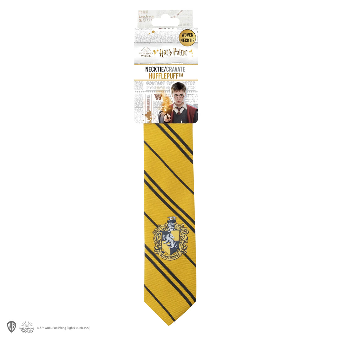 Harry Potter Necktie Hufflepuff woven logo CR1134