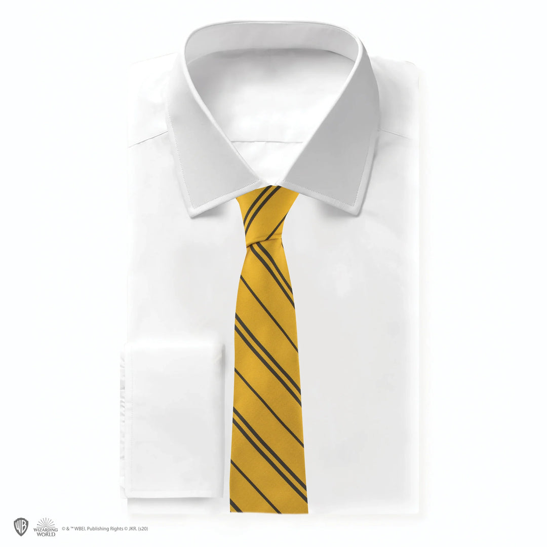 Harry Potter Necktie Kids Hufflepuff woven logo CR1144