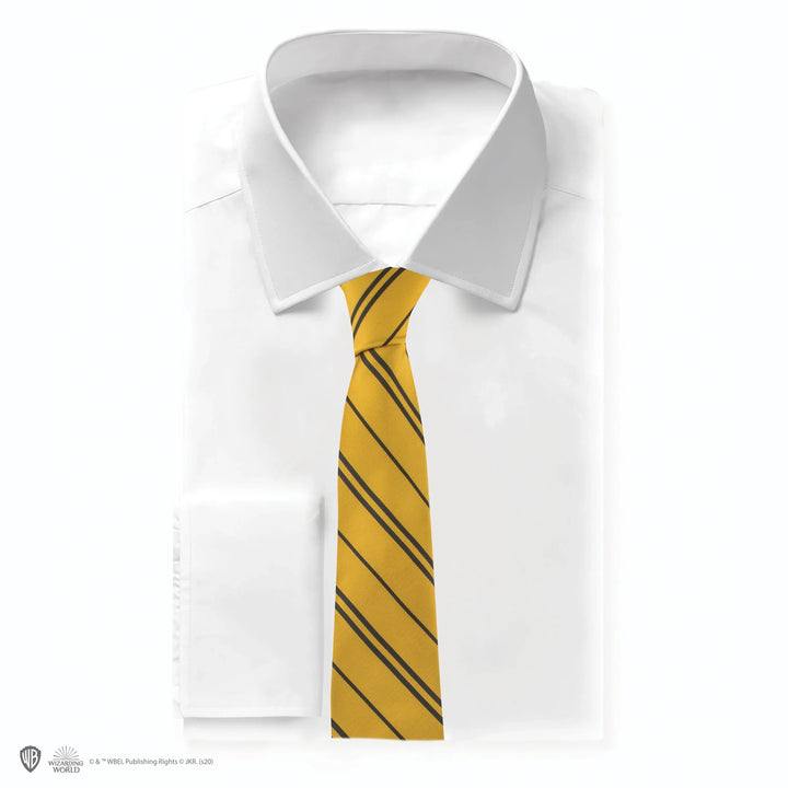 Harry Potter Necktie Kids Hufflepuff woven logo CR1144