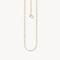 Thomas Sabo Charm Club Charming Connect Gold Plated Charm Necklace X0254-413-39-L45