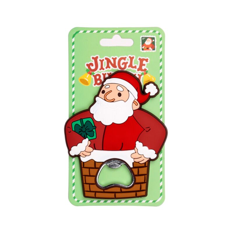 Jingle Bunch Christmas PVC Bottle Opener XBOPEN02