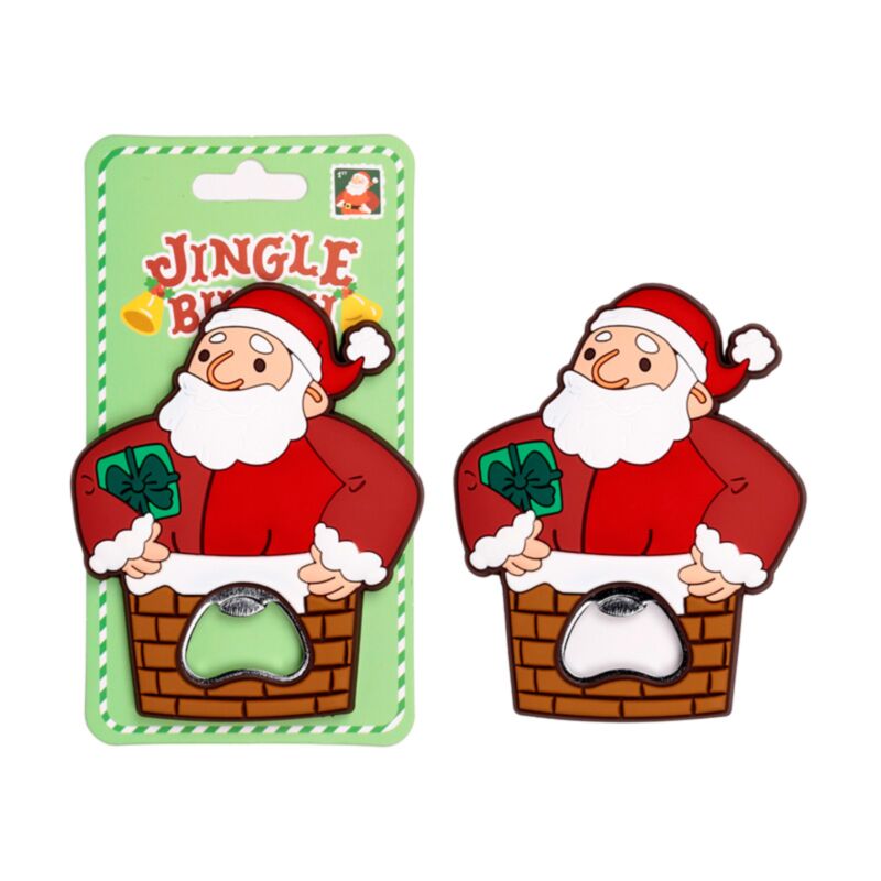 Jingle Bunch Christmas PVC Bottle Opener XBOPEN02