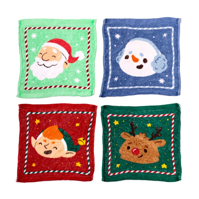 Jingle Bunch Christmas Compressed Travel Towel XCT31