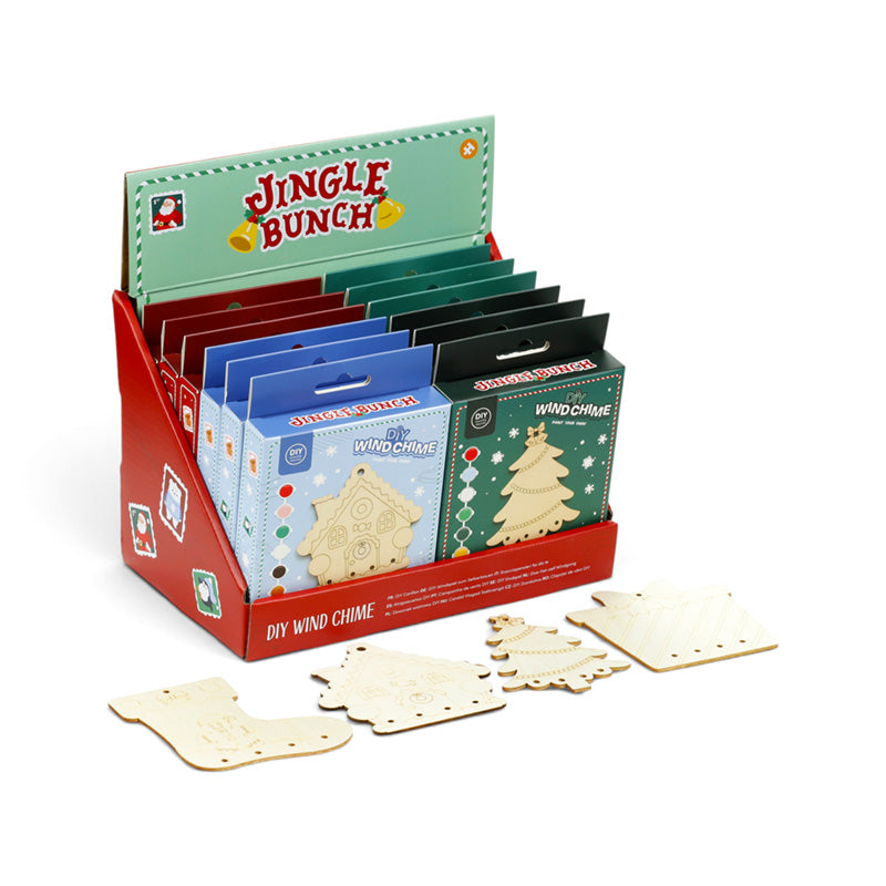 Jingle Bunch Paint Your Own DIY Christmas Windchime Decoration XDIY16