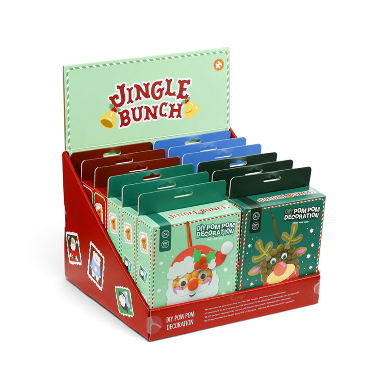 Jingle Bunch Make Your Own DIY Pom Pom Christmas Tree Decoration XDIY21