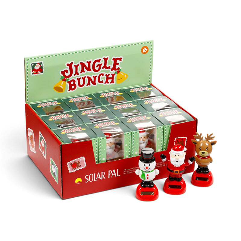 Christmas Jingle Bunch Santa, Snowman & Reindeer Solar Pal XFF159