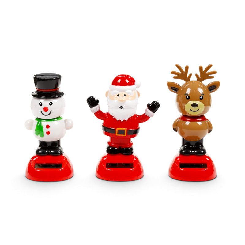 Christmas Jingle Bunch Santa, Snowman & Reindeer Solar Pal XFF159