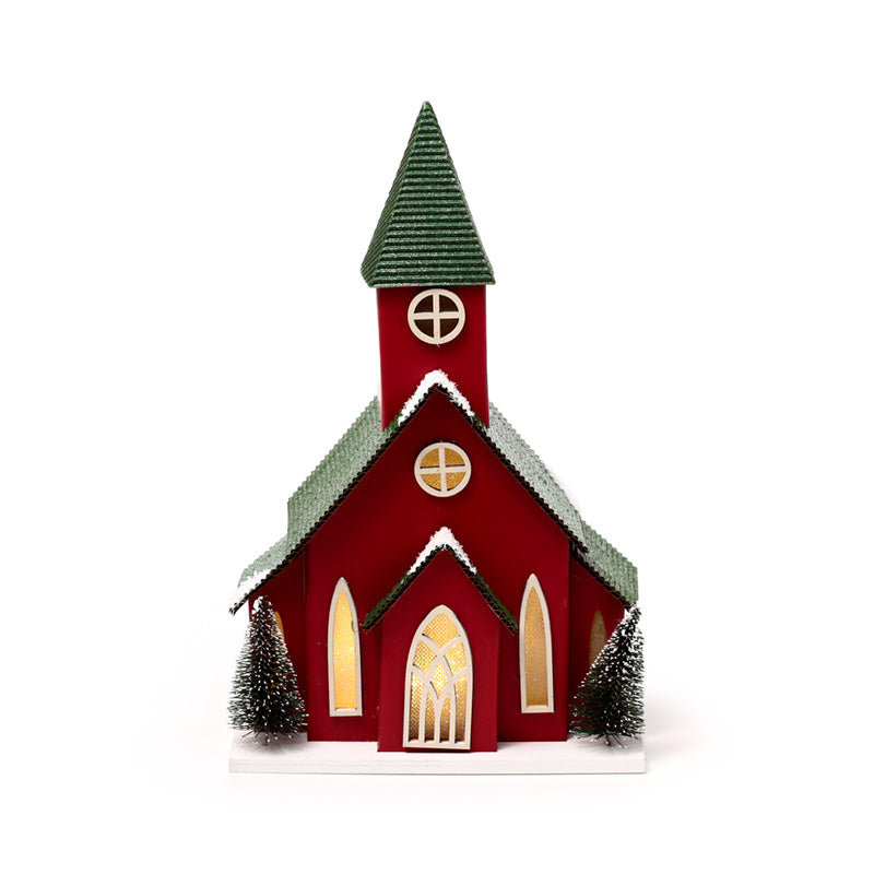 Christmas Church LED Decoration XHOU10