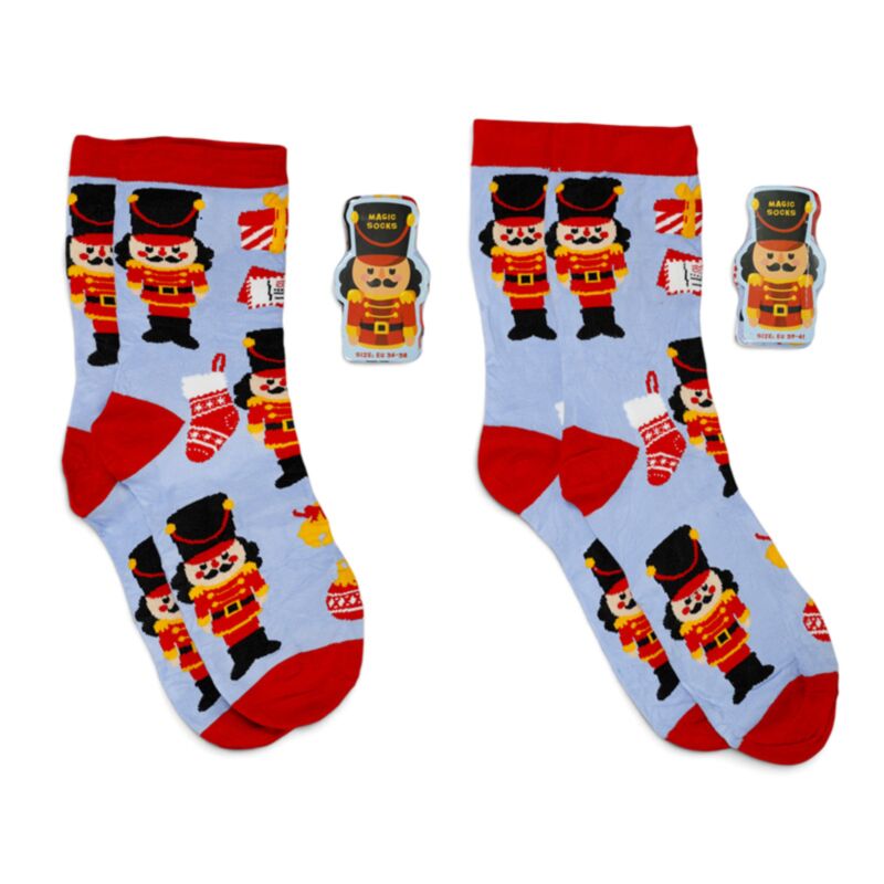 Festive Friends Christmas Nutcracker Compressed Magic Socks XMSOCK11