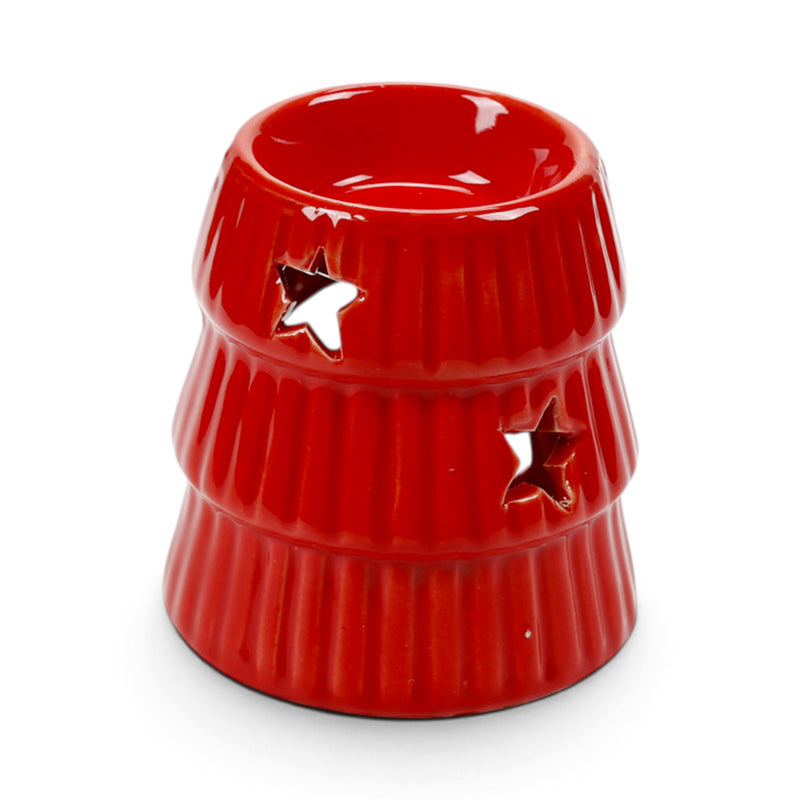 Eden Small Abstract Christmas Tree Oil Burner XOB429