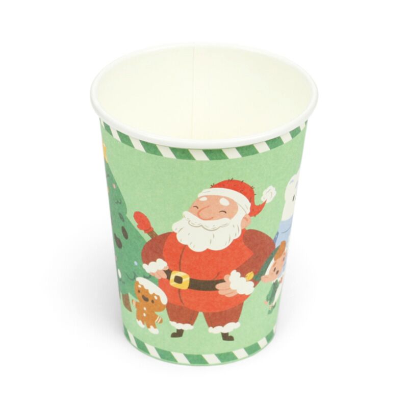 Jingle Bunch Christmas Set of 10 Paper Cups (9oz) XPTAB02
