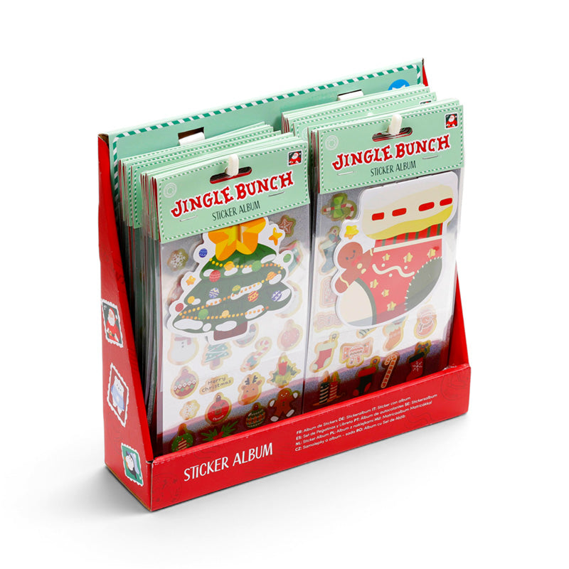 Christmas Jingle Bunch Shaped Sticker Album & Stickers XSTK53