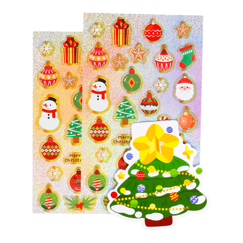 Christmas Jingle Bunch Shaped Sticker Album & Stickers XSTK53