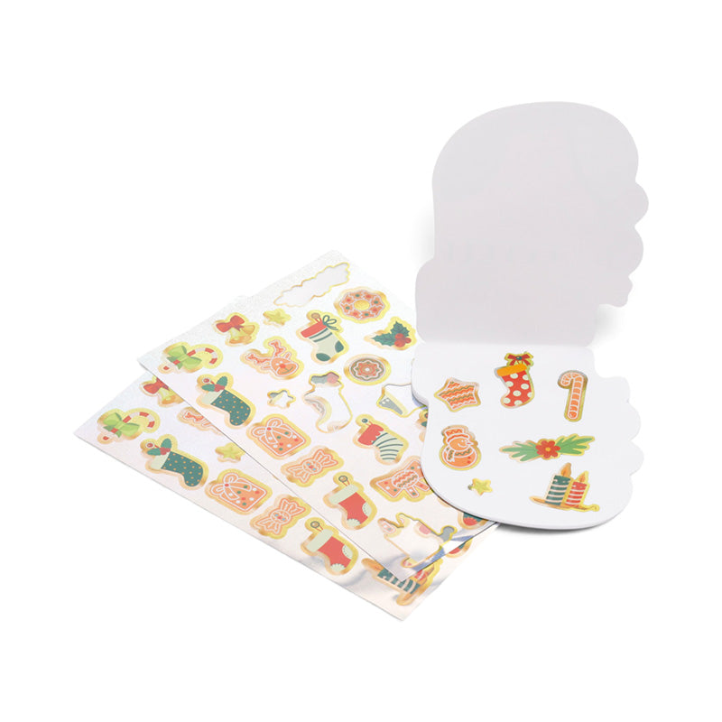 Christmas Jingle Bunch Shaped Sticker Album & Stickers XSTK53
