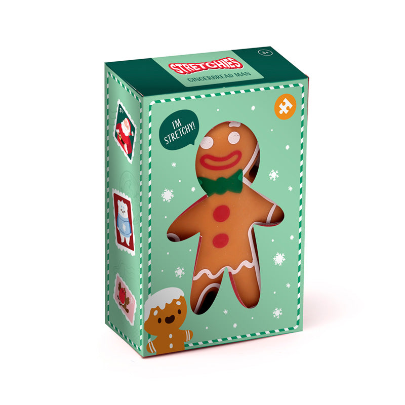 Stretchy Baker Street Christmas Gingerbread Man Toy XTY974