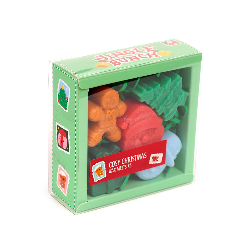 Cosy Christmas Jingle Bunch Set of 5 Shaped Wax Melts XWAX36