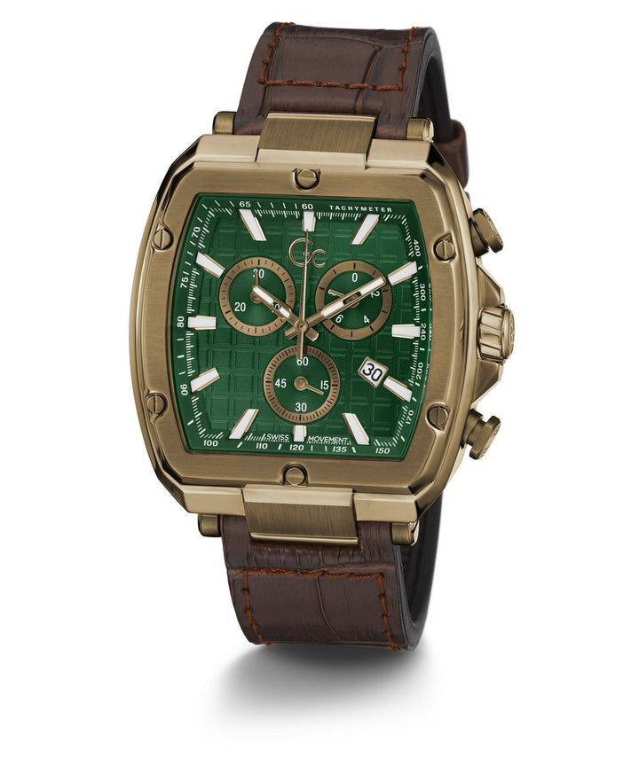 GC Sportchic Mens Bronze And Brown Tone Watch Y83002G5MF