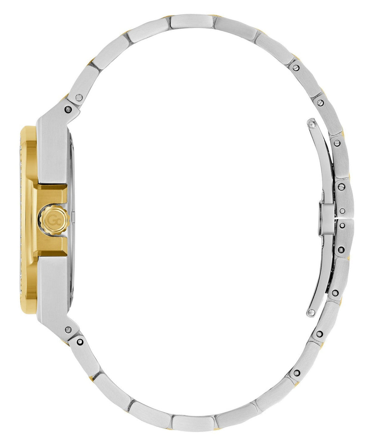 GC Sportchic Womens Silver & Yellow Gold Tone Watch Y98010L9MF