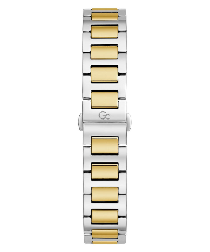 GC Sportchic Womens Silver & Yellow Gold Tone Watch Y98010L9MF