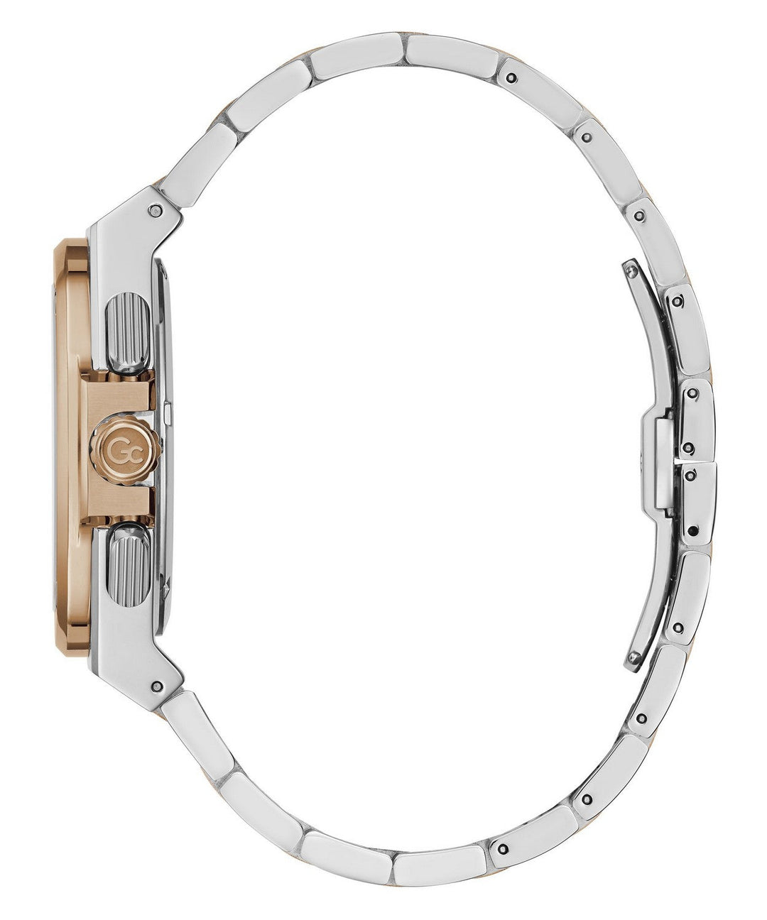 GC Sportchic Mens Silver & Rose Gold Tone Watch Y99002G7MF