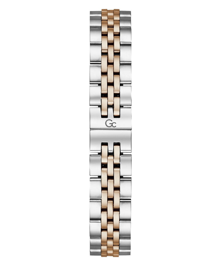 GC Dress Womens Silver & Rose Gold Tone Watch Z01010L9MF