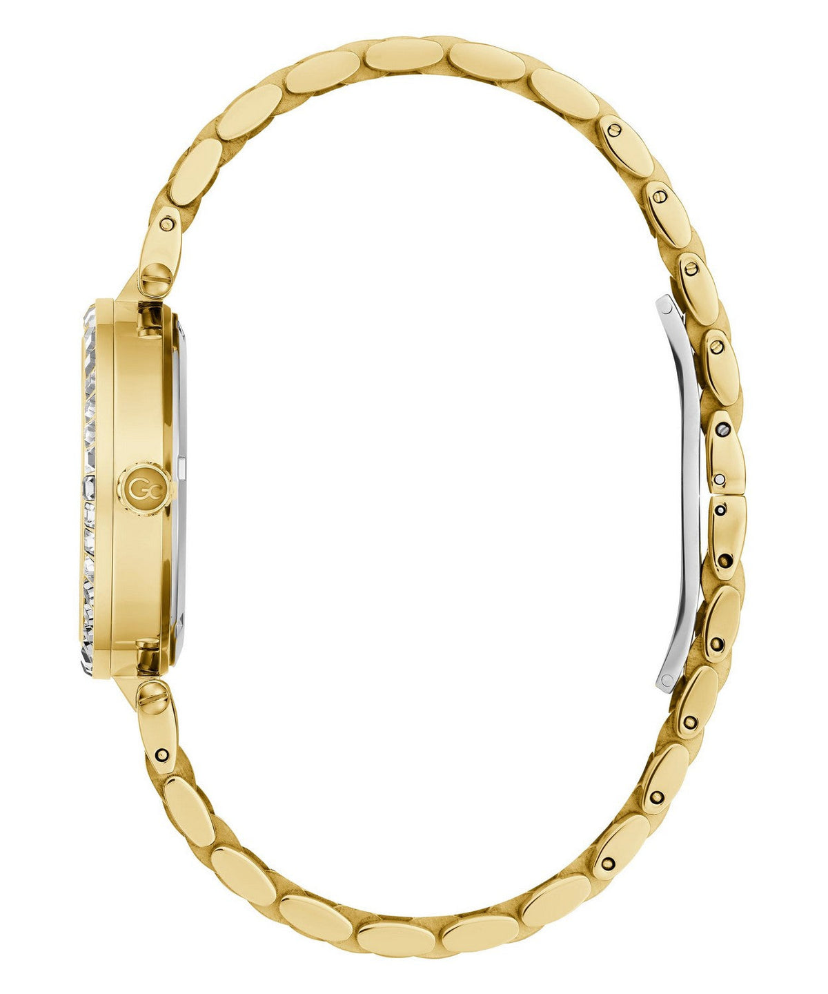 GC Dress Womens Yellow Gold Tone Watch Z01022L6