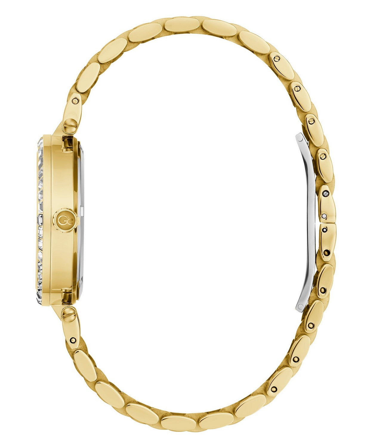 GC Dress Womens Yellow Gold Tone Watch Z01022L6
