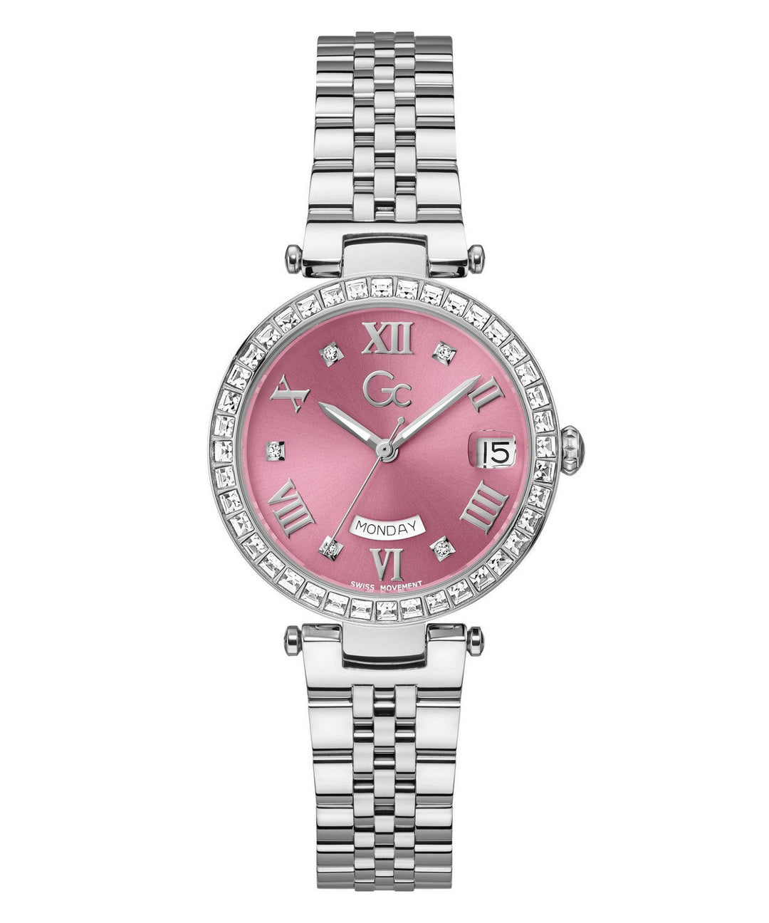 GC Dress Womens Silver Tone Watch Z01024L3