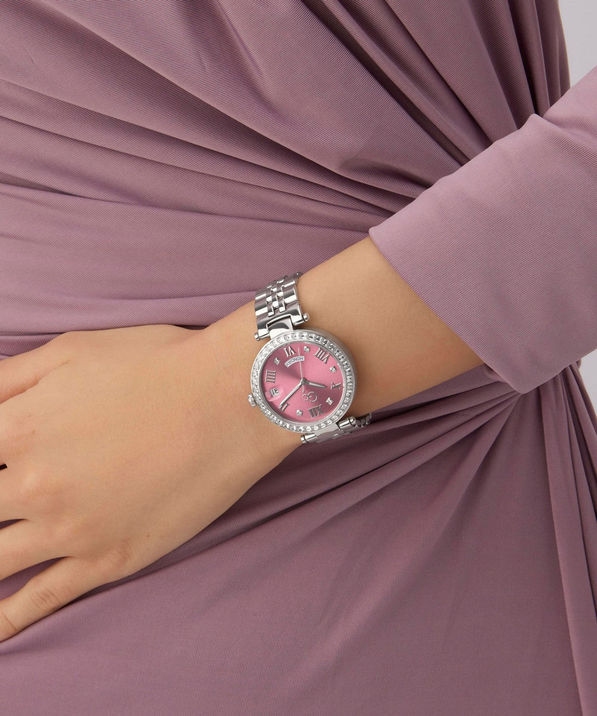 GC Dress Womens Silver Tone Watch Z01024L3