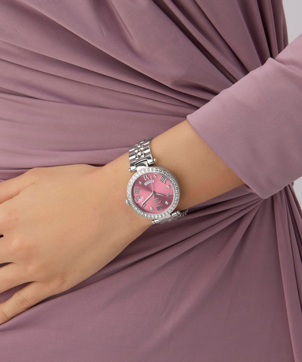 GC Dress Womens Silver Tone Watch Z01024L3