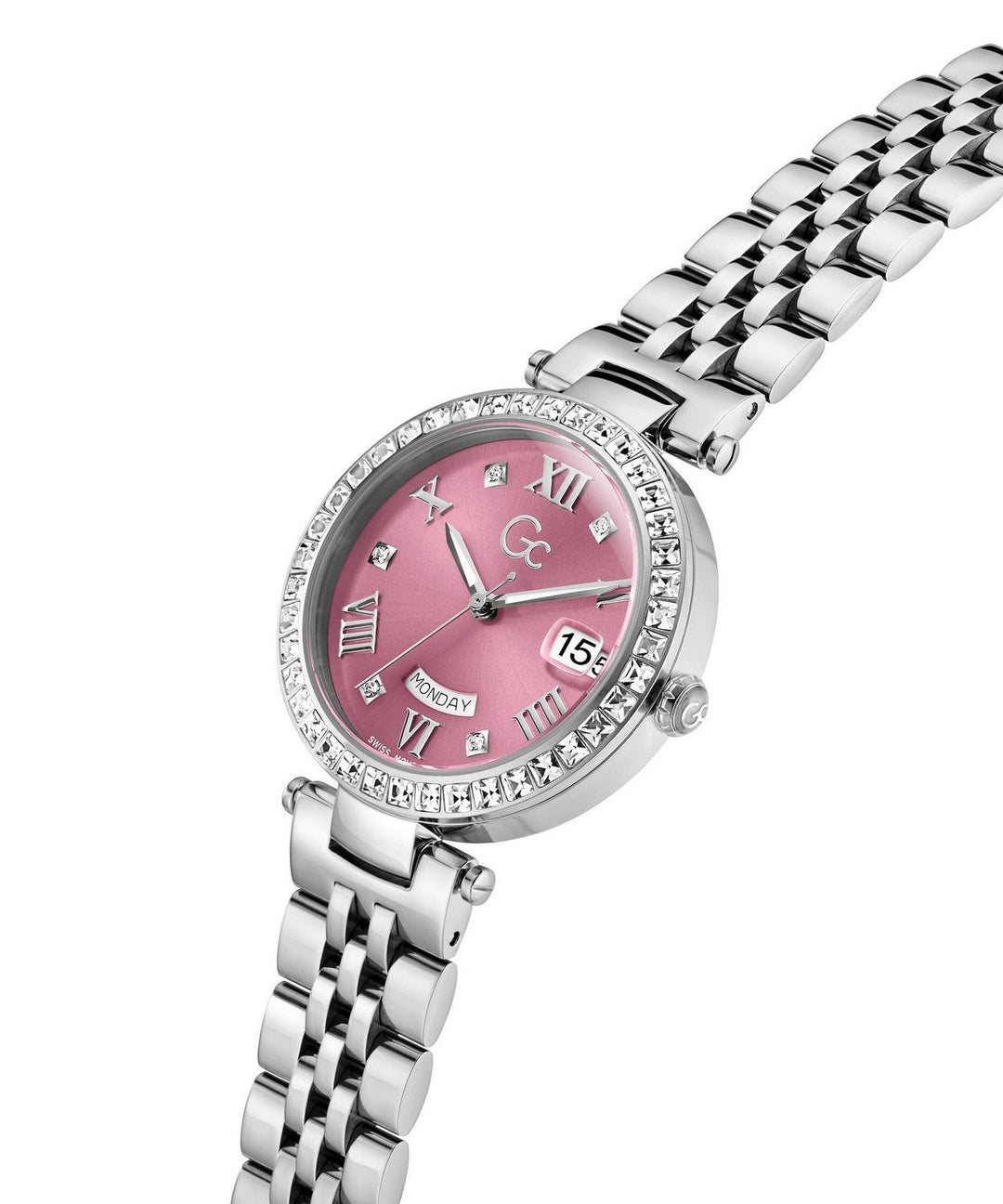 GC Dress Womens Silver Tone Watch Z01024L3