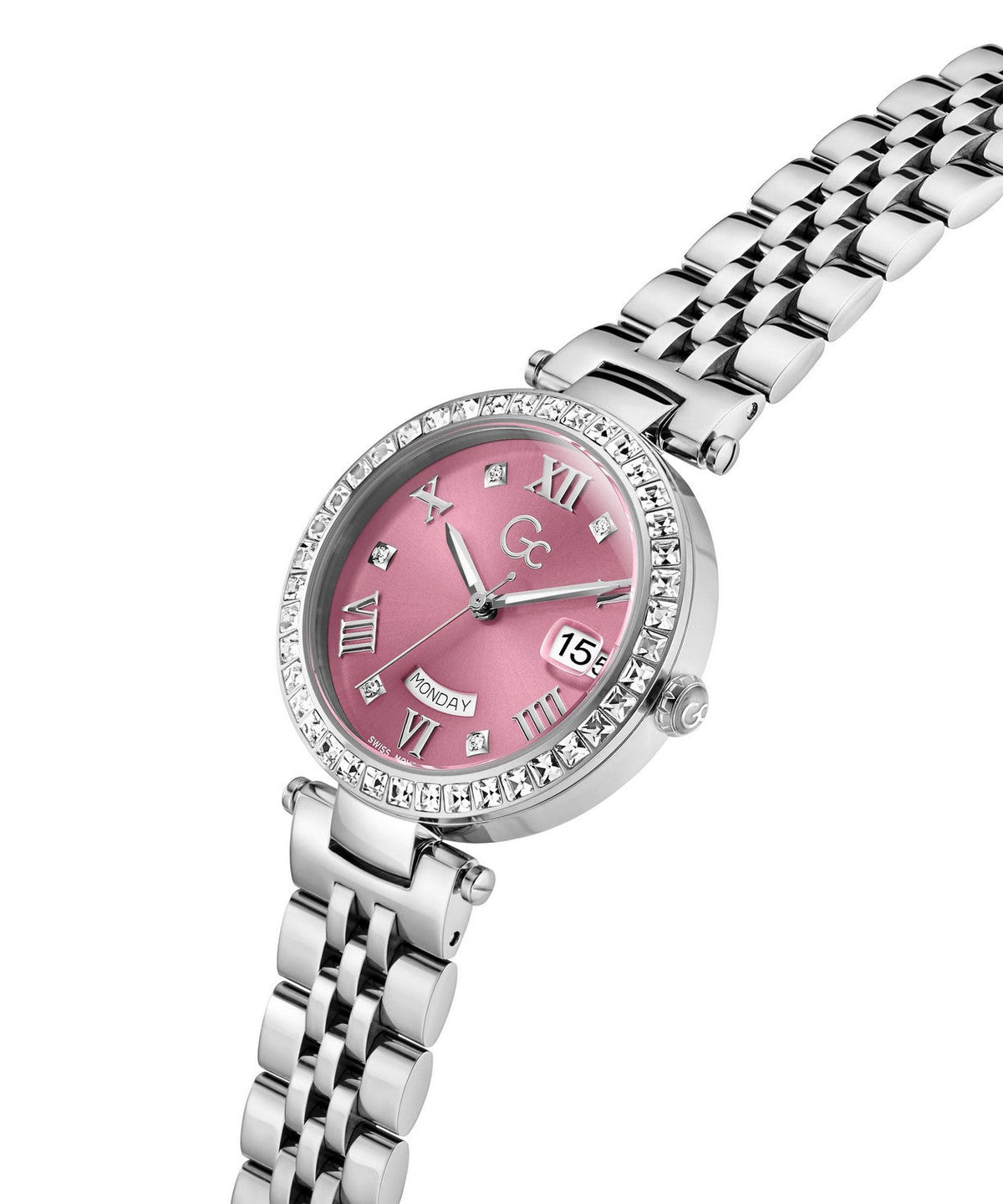 GC Dress Womens Silver Tone Watch Z01024L3
