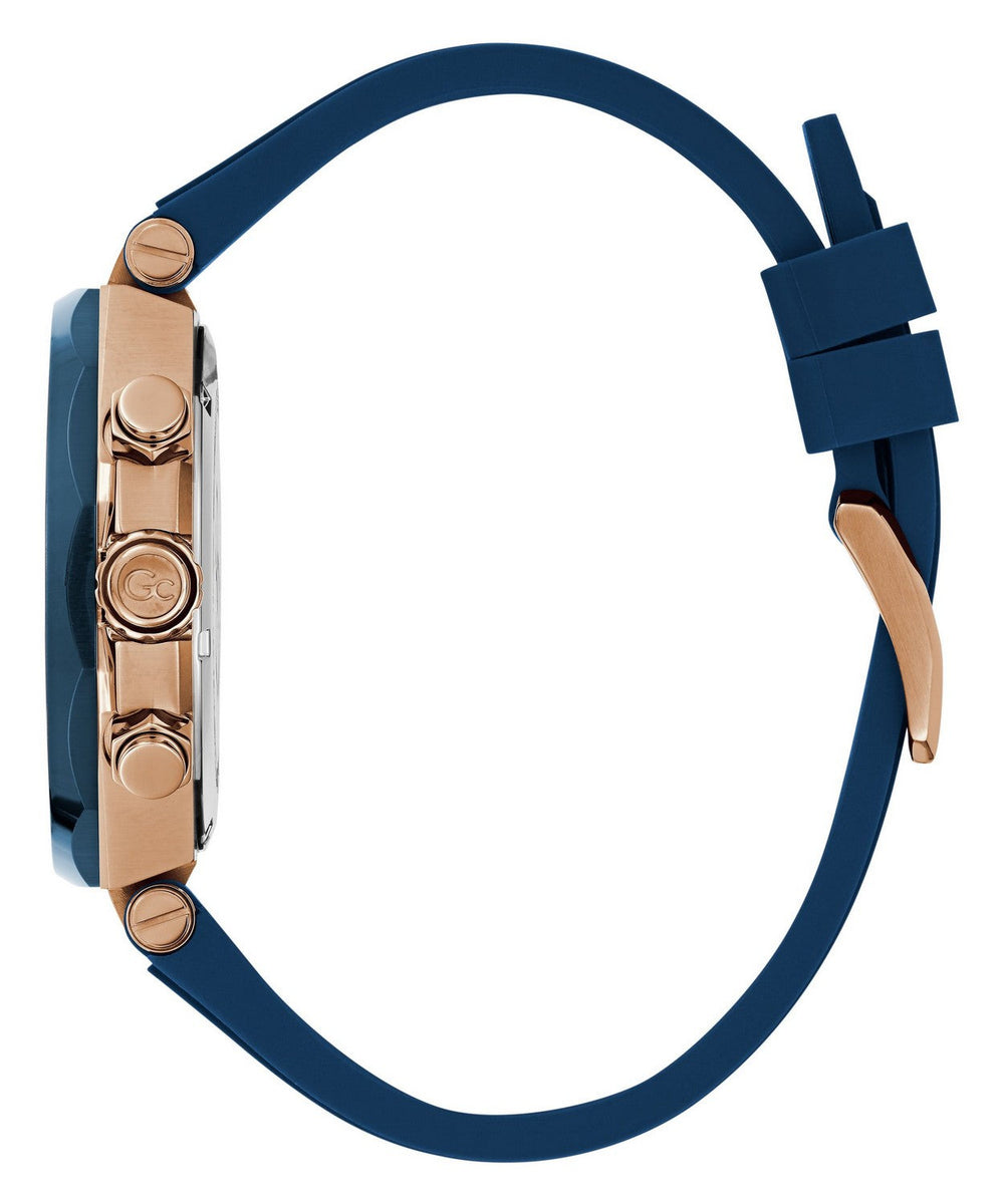 GC Sportchic Mens Blue & Rose Gold Tone Watch Z18006G7MF