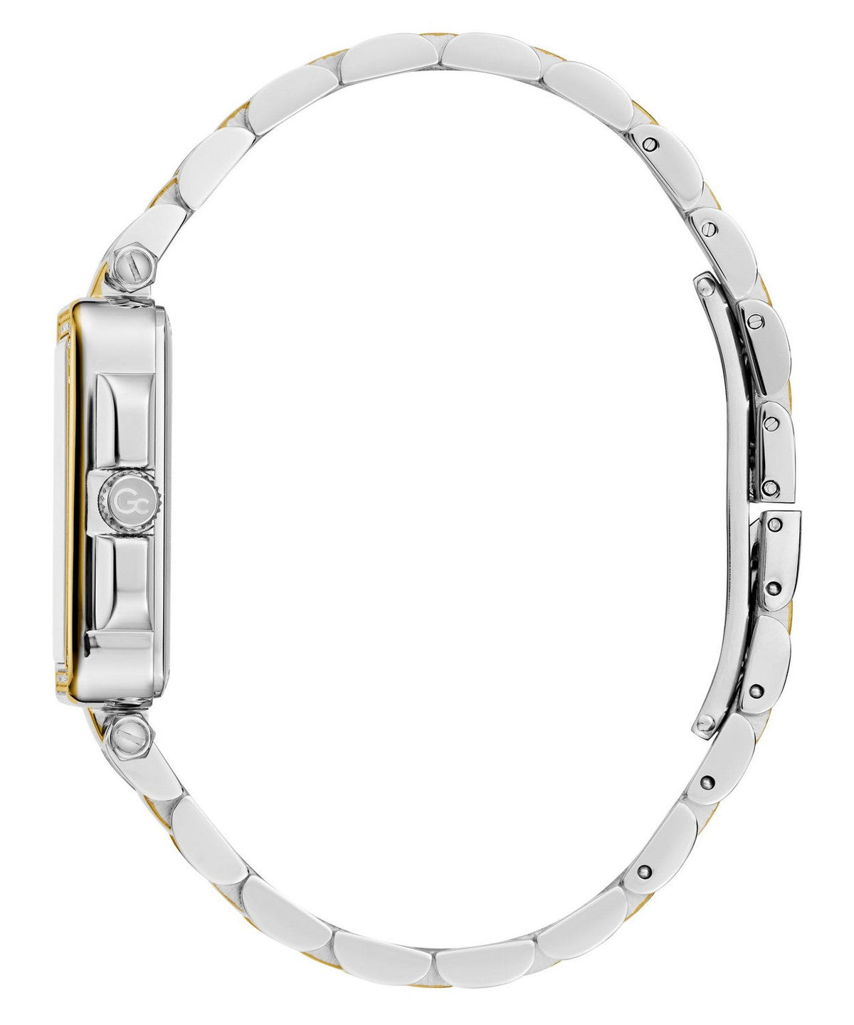 GC Dress Womens Silver & Yellow Gold Tone Watch Z29009L9MF