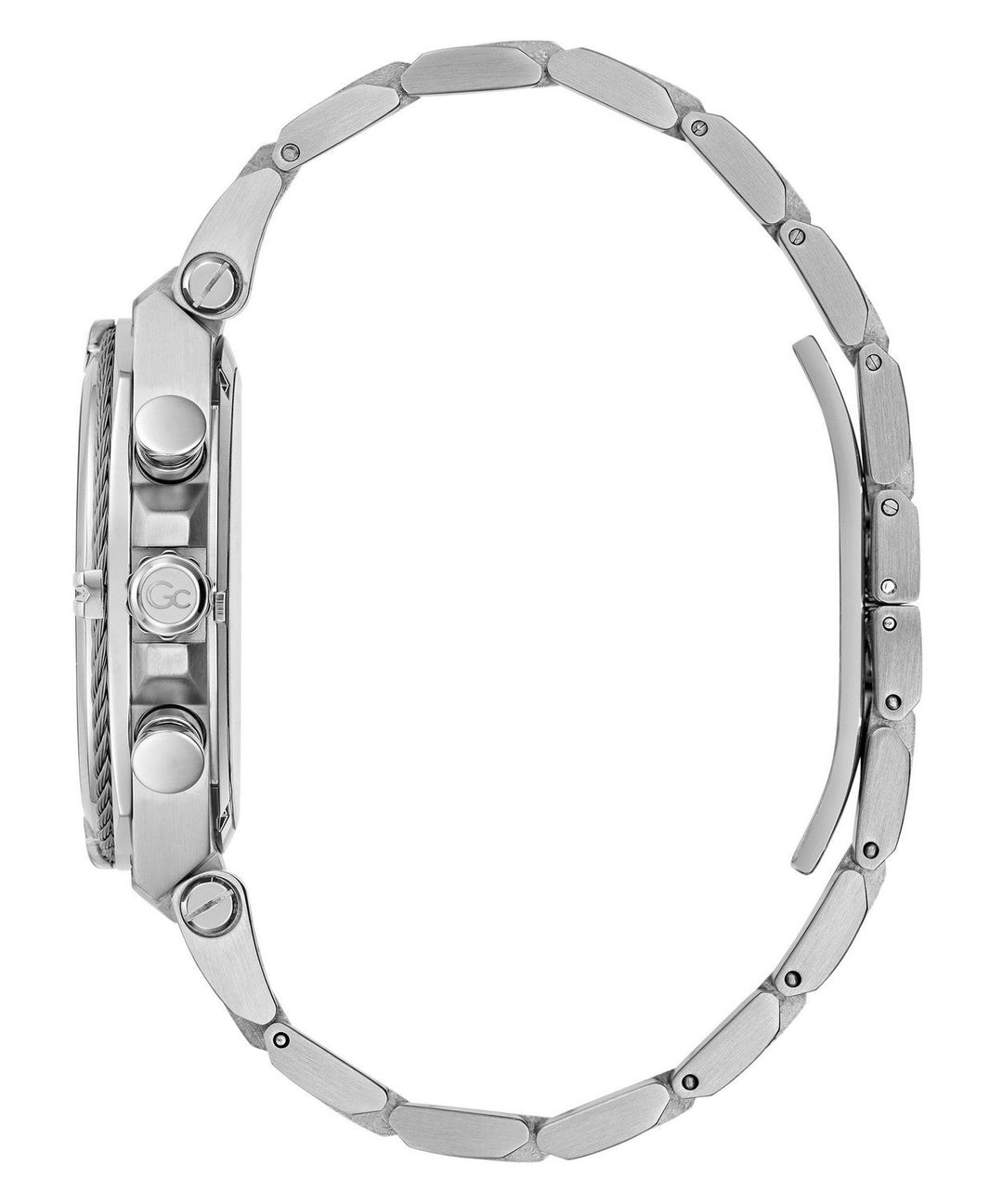 GC Sportchic Mens Silver Tone Watch Z32002G9MF