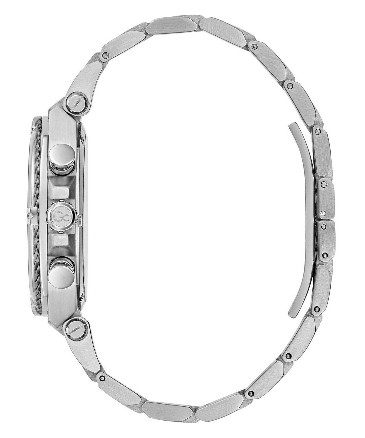 GC Sportchic Mens Silver Tone Watch Z32002G9MF