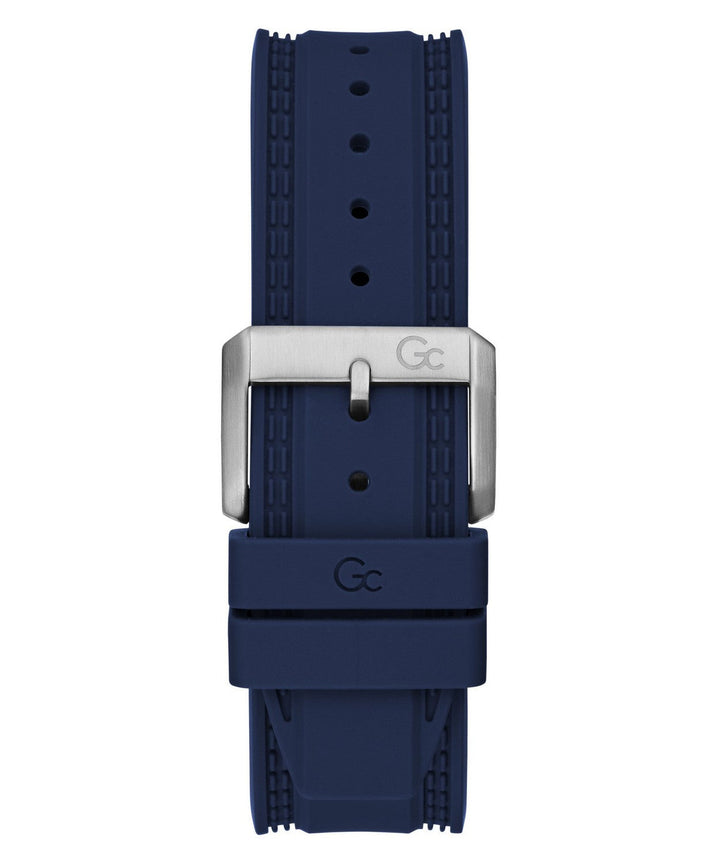 GC Sportchic Mens Silver & Rose Gold And Blue Tone Watch Z32003G7MF