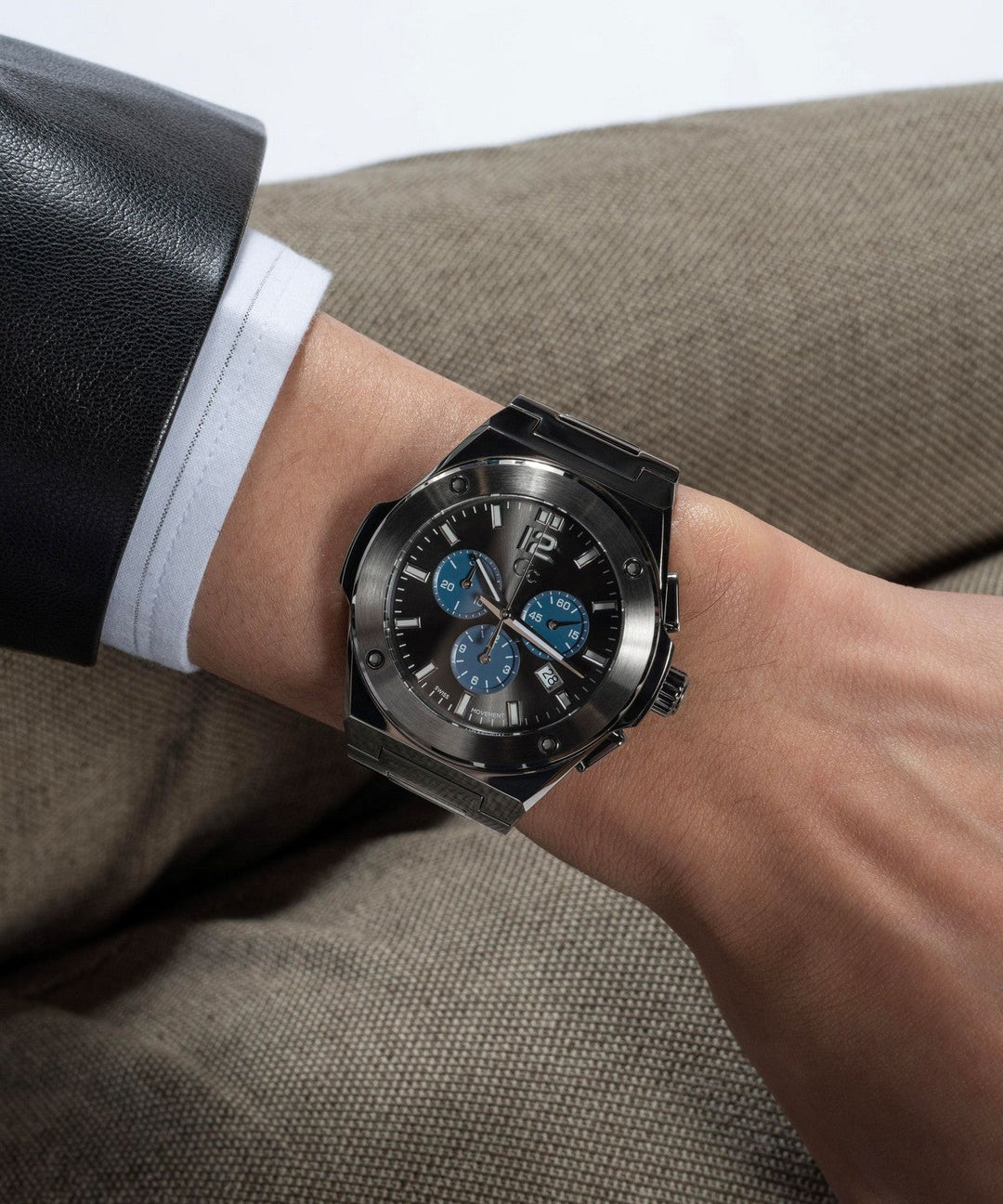 GC Sportchic Mens Gun-Metal Tone Watch Z33003G5MF