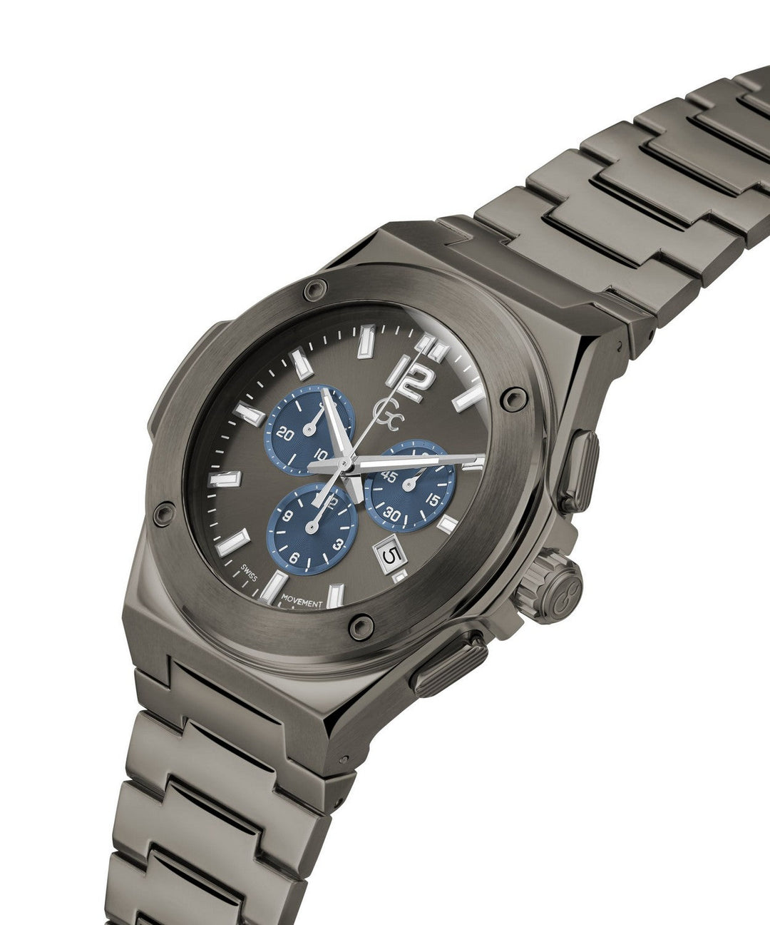 GC Sportchic Mens Gun-Metal Tone Watch Z33003G5MF