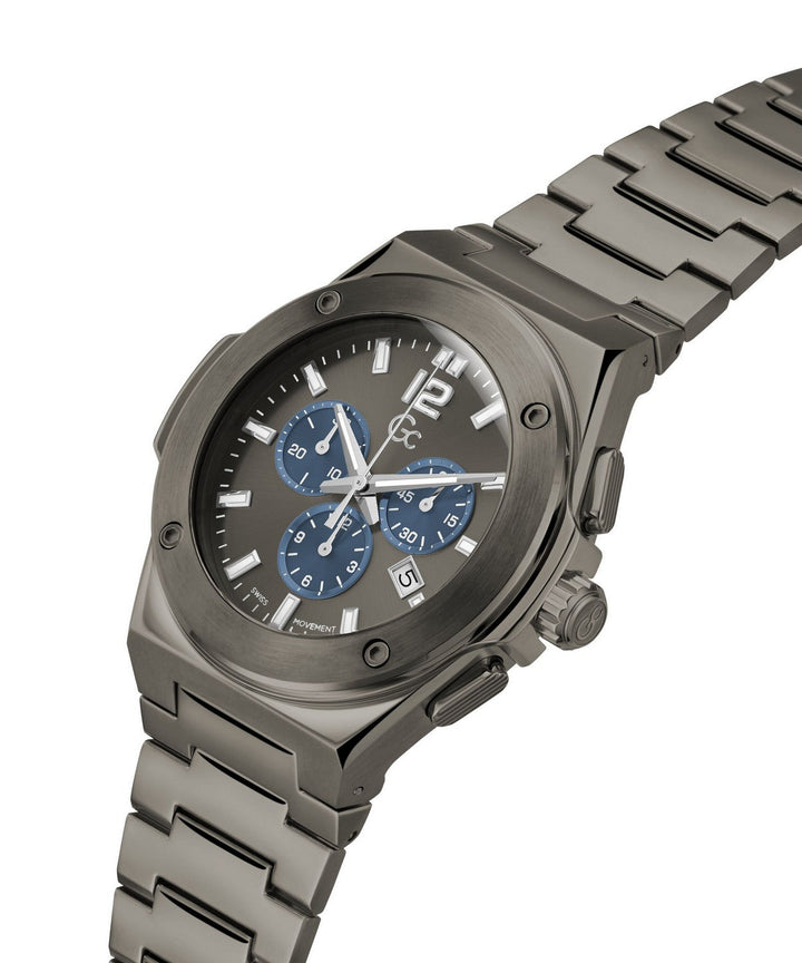 GC Sportchic Mens Gun-Metal Tone Watch Z33003G5MF