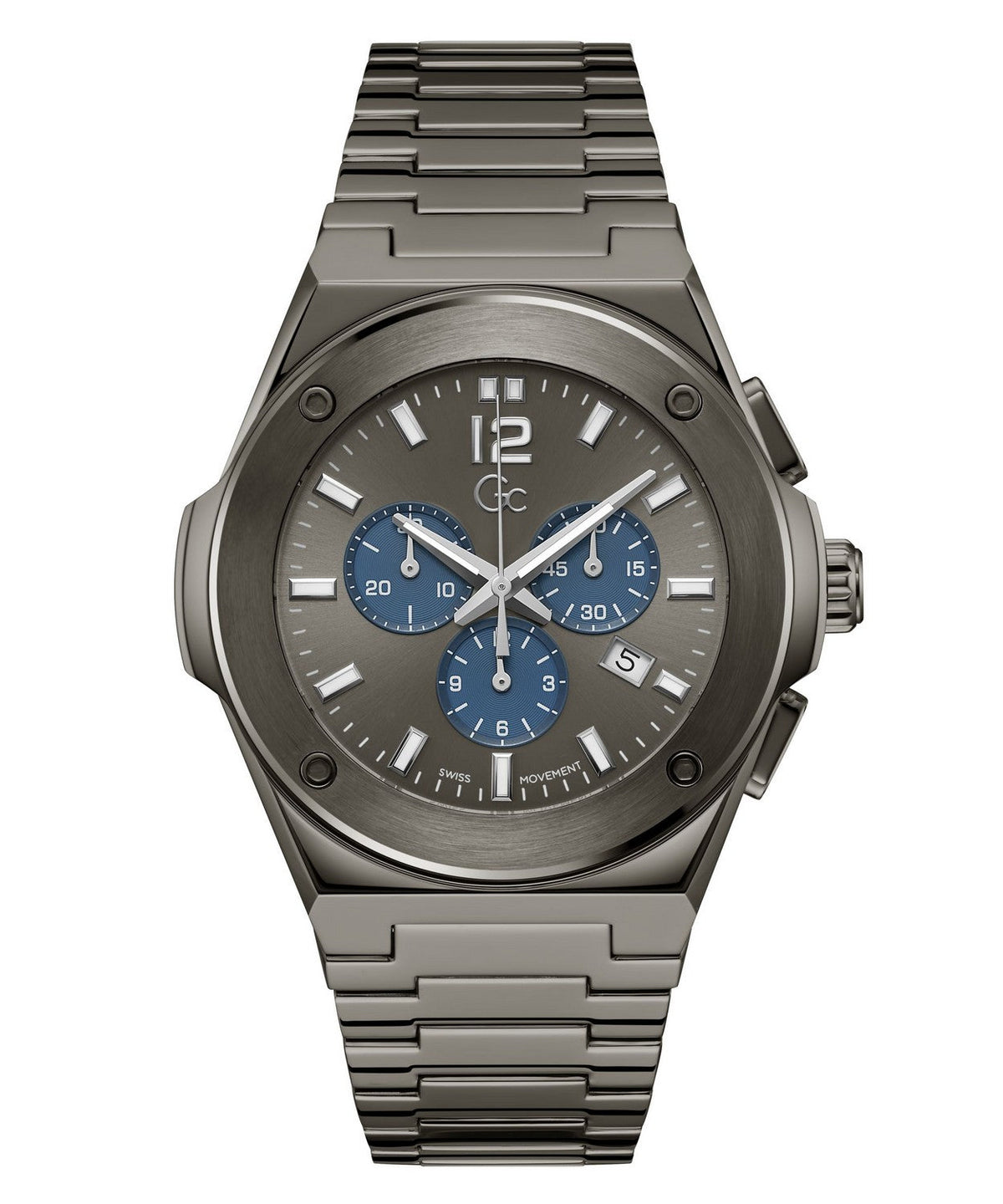 GC Sportchic Mens Gun-Metal Tone Watch Z33003G5MF