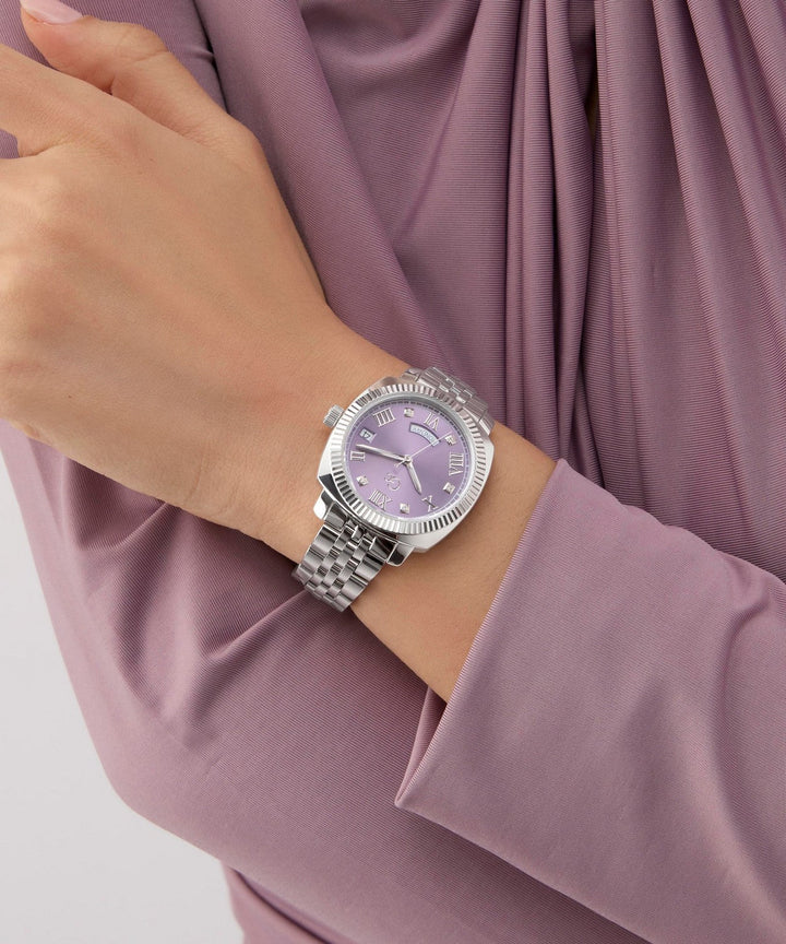GC Dress Womens Silver Tone Watch Z44005L3