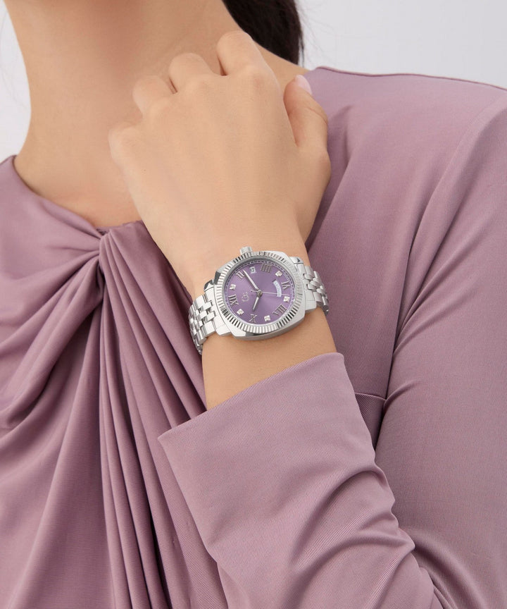 GC Dress Womens Silver Tone Watch Z44005L3